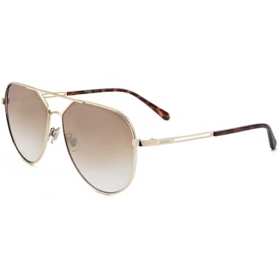 Fossil Women's 57mm Light Gold Sunglasses FOS3134-G-S-3YG-57