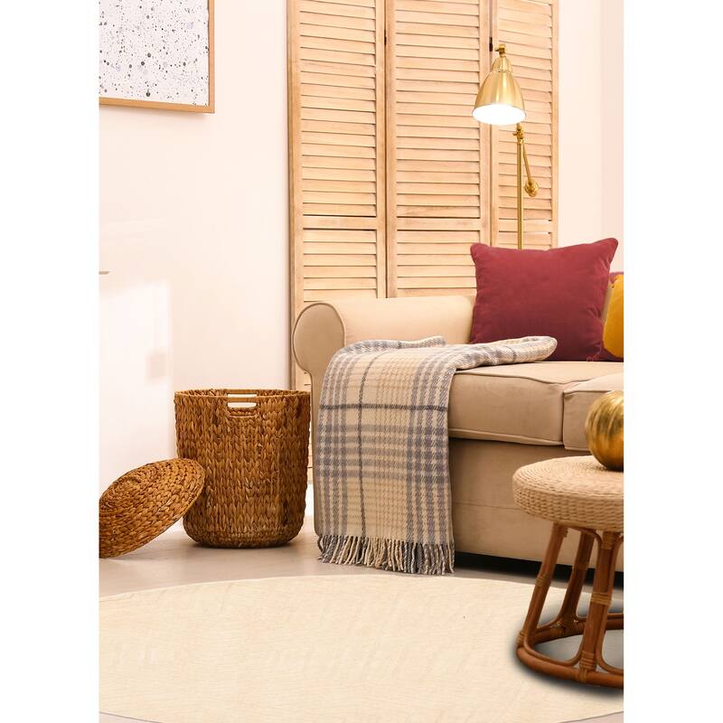 Kashkuli Gabbeh Beige Rug 4'0" x 4'0" - 4'0 x 4'0