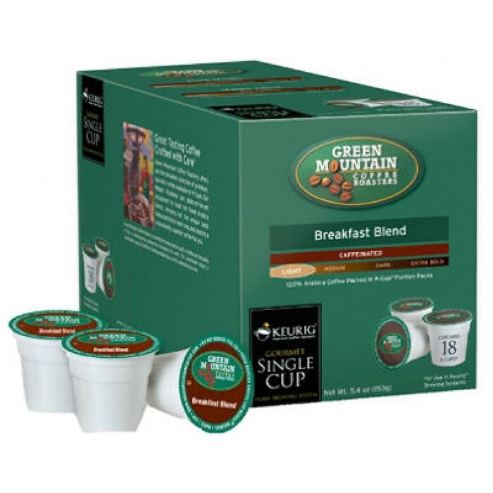 keurig green mountain coffee breakfast blend