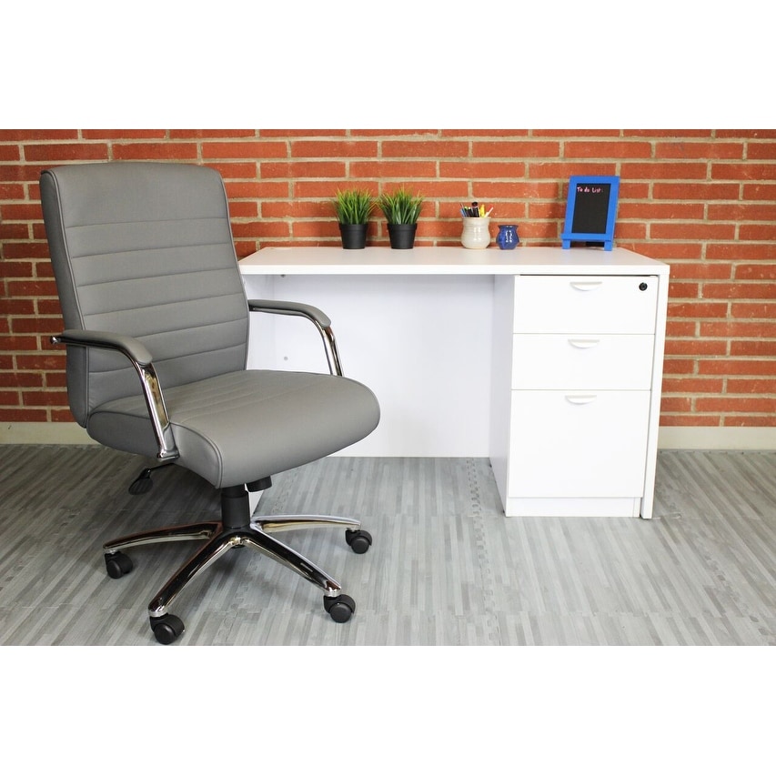 Boss office products grey on sale modern executive conference chair