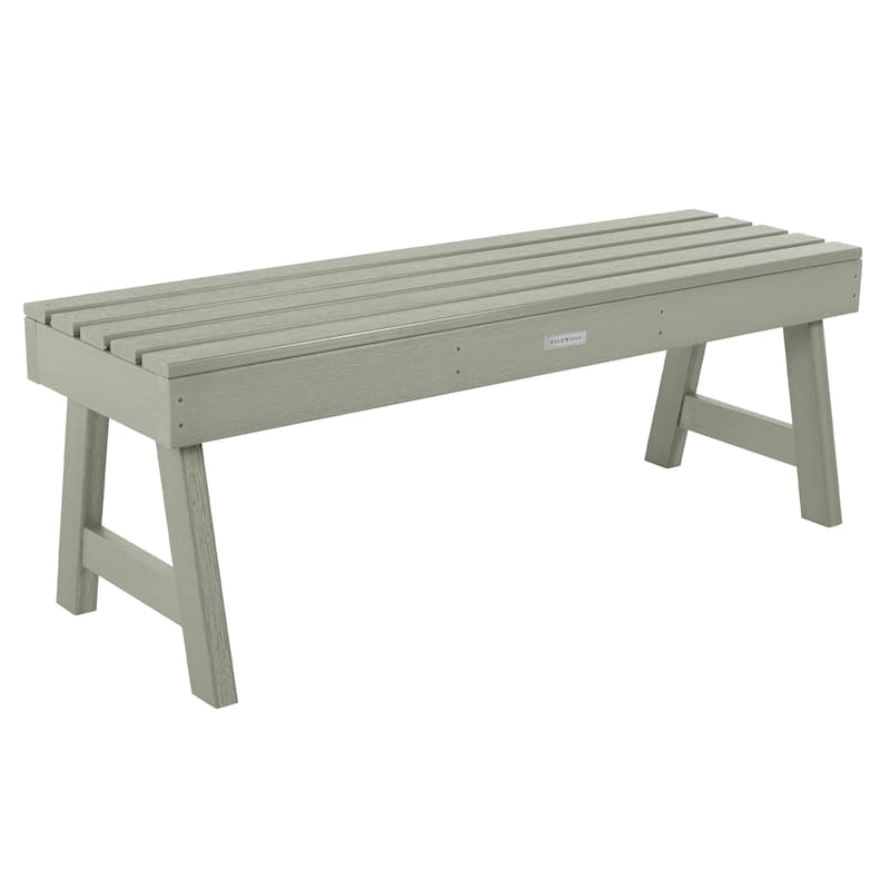 HIGHWOOD Weatherly 4-foot Eco-friendly Synthetic Wood Picnic Bench - Eucalyptus