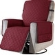 preview thumbnail 56 of 63, Subrtex Recliner Chair Cover Slipcover Reversible Protector Anti-Slip - Small Wine