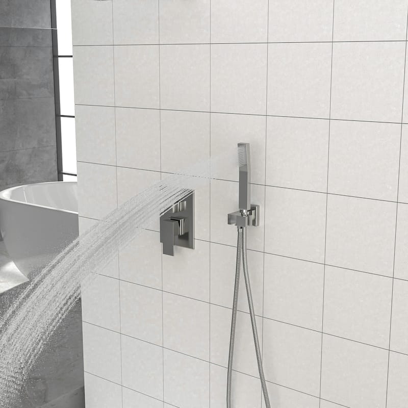 Wall Mounted Dual Shower Head Shower Set