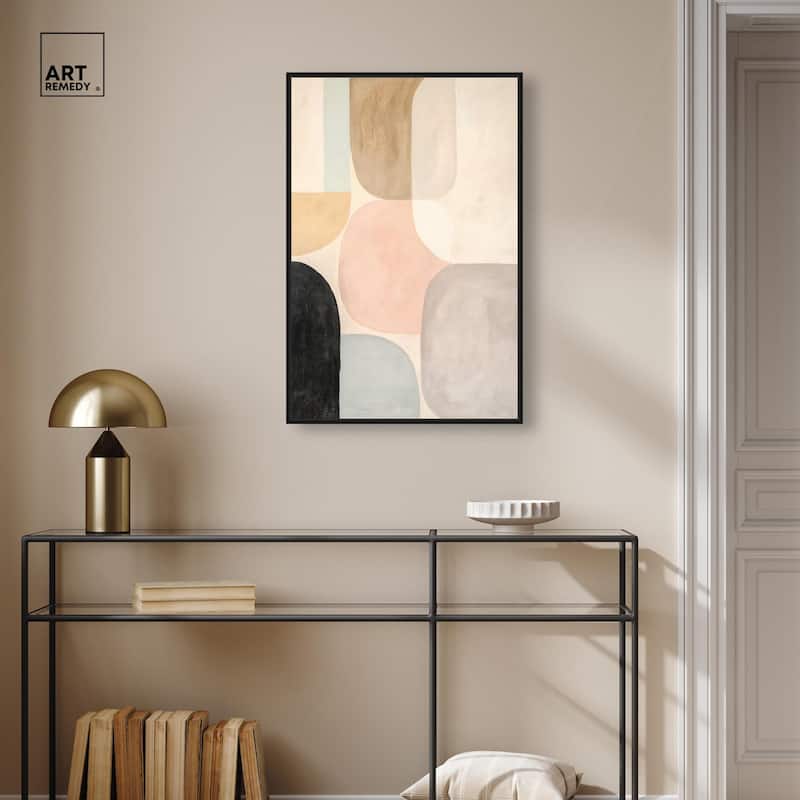 Soft Cubism II Canvas by Art Remedy