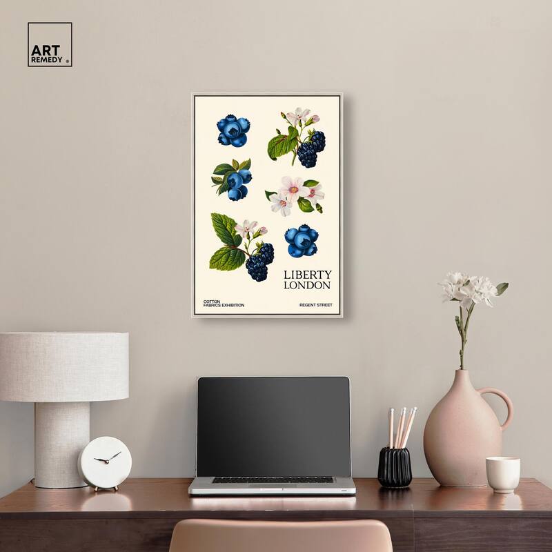 Berries and Blooms I Canvas by Art Remedy