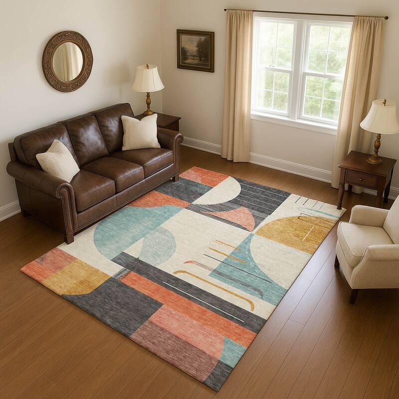Premium Washable Super Soft Contemporary Mayfield Rug - Gray - 9' x 12'