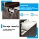 preview thumbnail 5 of 8, Outdoor 132 Gal. Rattan Deck Storage Box