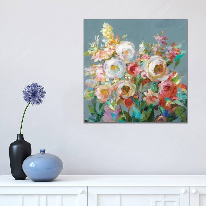 iCanvas "Joy of the Garden Square I" by Danhui Nai Canvas Print - 18x18x1.5
