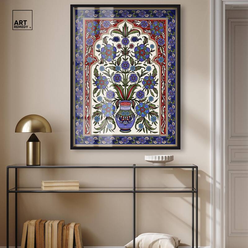 Royal Vase Bloom Shadowbox by Art Remedy