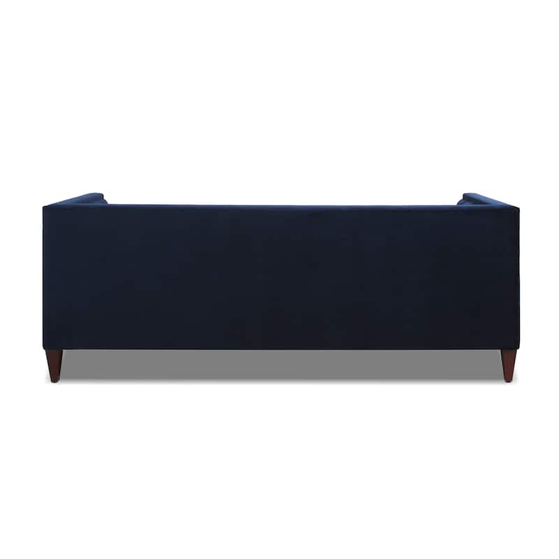 Jack 84" Mid-Century Modern Tuxedo Sofa with Bolster Pillows