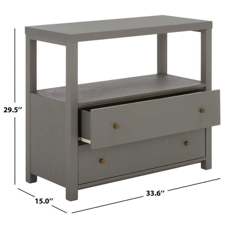 SAFAVIEH Home Ernest 2-Drawer 1-Shelf Chest