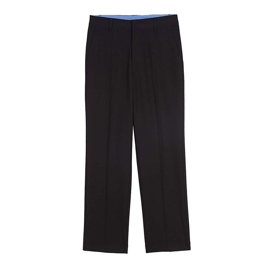 Shop Izod Boys Big Bi Stretch Flat Front Dress Pant Black 12