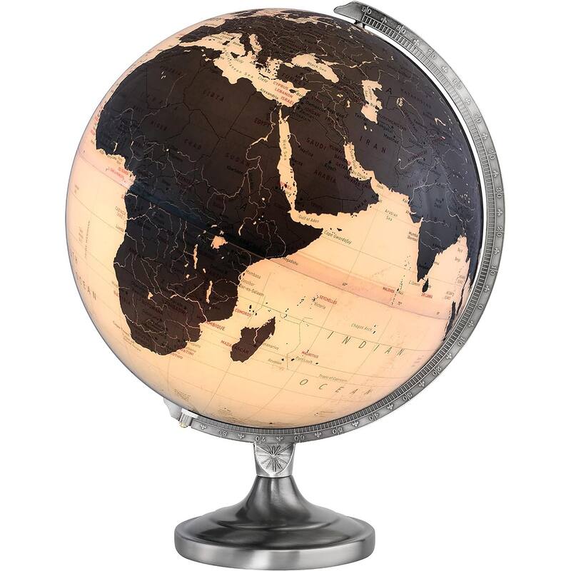 Kristian Illuminated Desktop World Globe