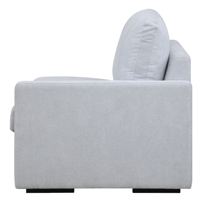 Uttermost Refuge Cloud Blue Right Arm Facing Sofa - 30"Hx 43.25"Wx 37.5 "D
