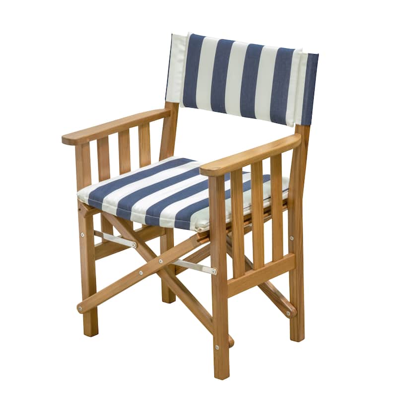 Director's Chair II with Cushion Seat Covers - 19-3/4" W x 35-1/2" x 24-1/2" D