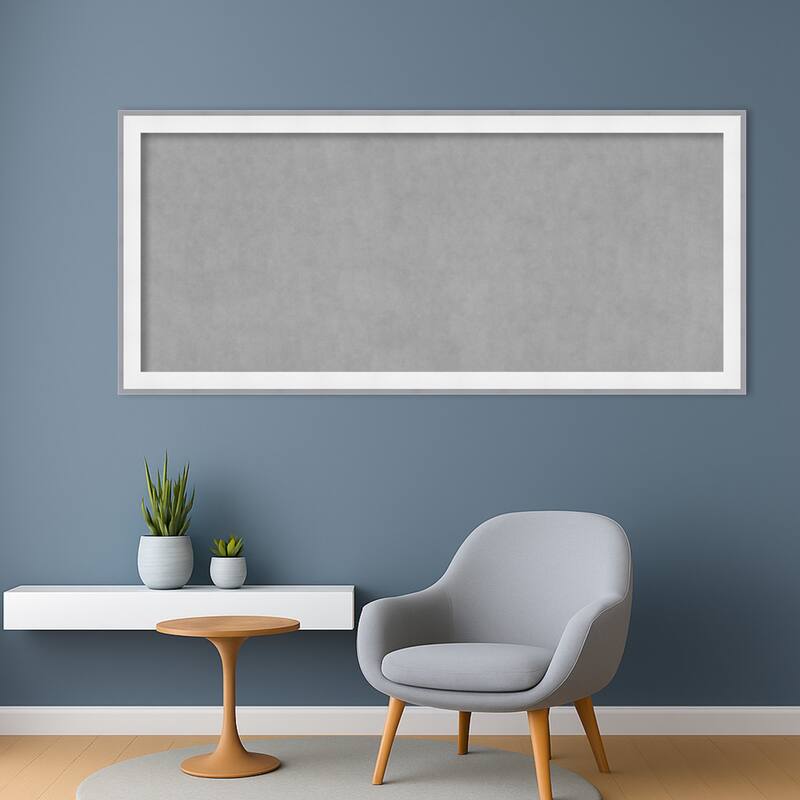 Amanti Art Maya Espresso Silver Framed