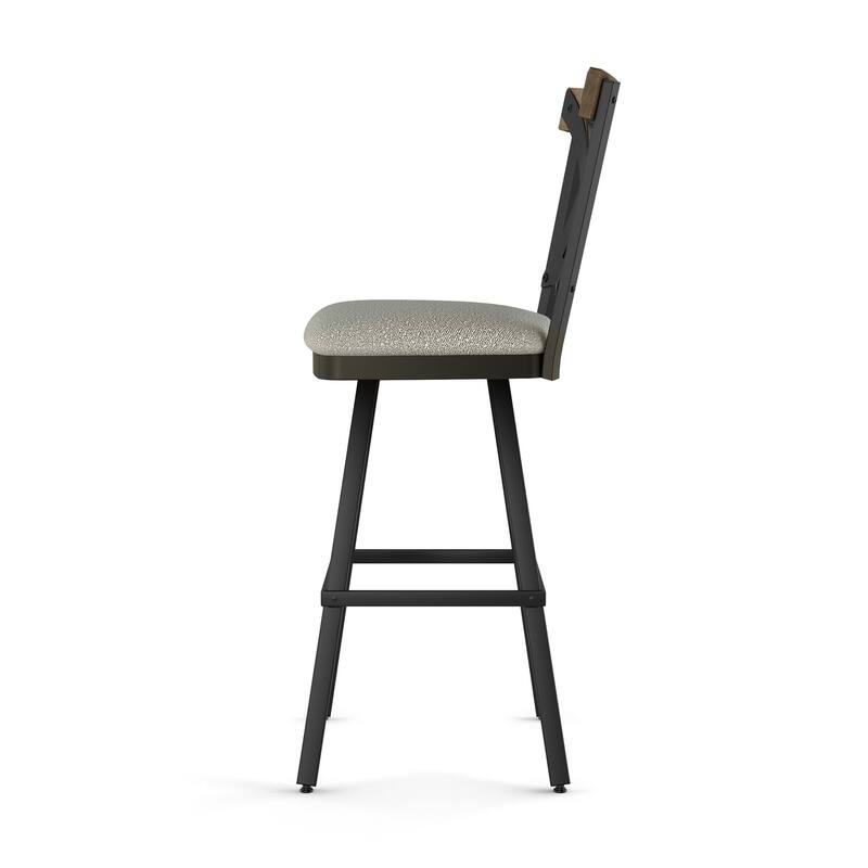 Amisco Snyder Swivel Counter and Bar Stool