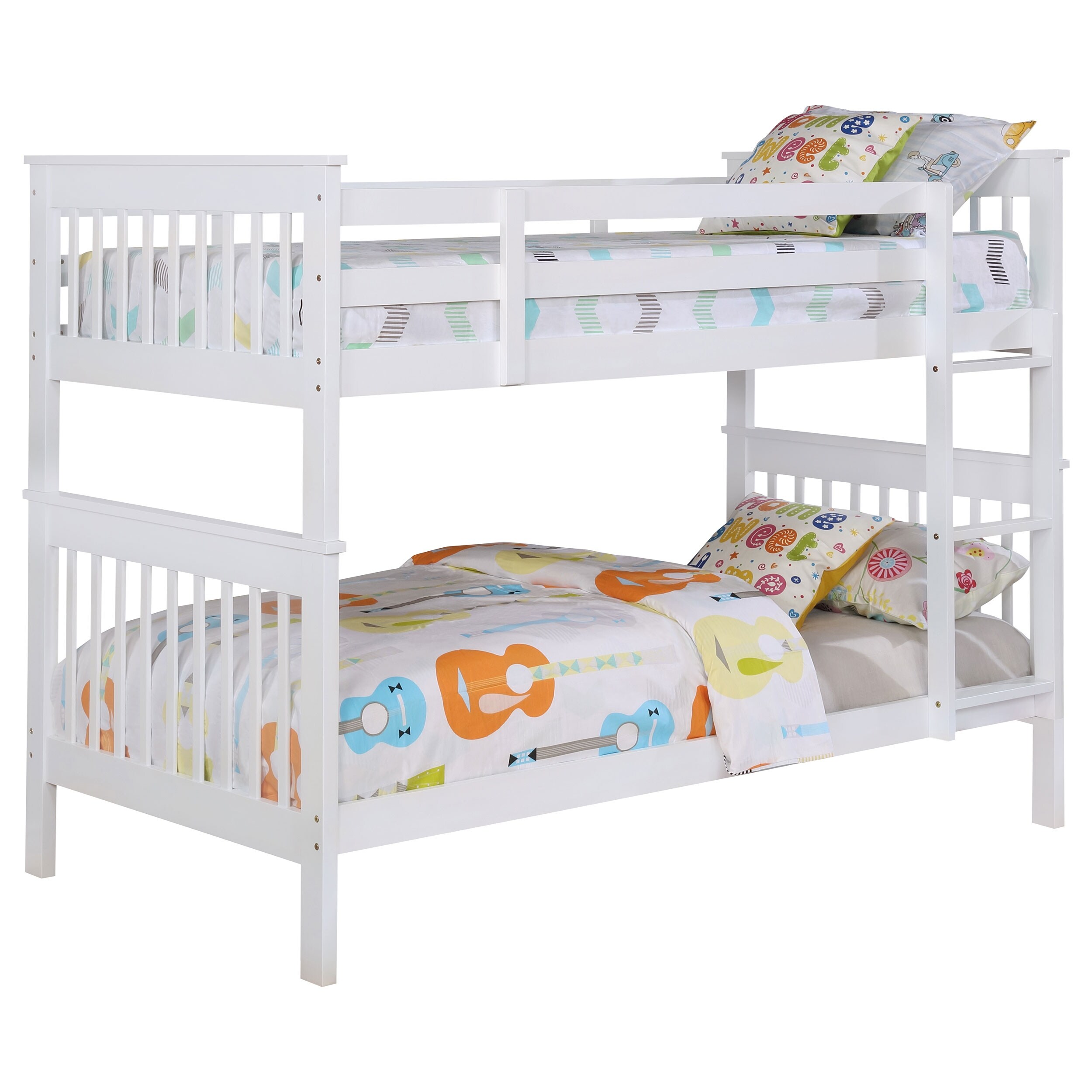 Chapman Transitional Wood Frame Bunk Bed-image