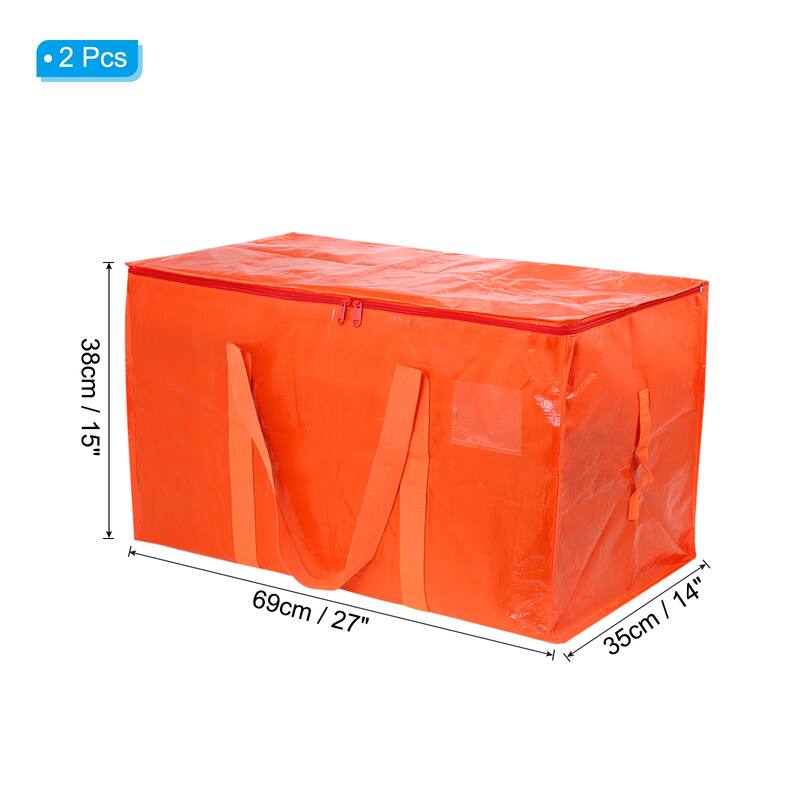 2 Pcs Extra Large Moving Bags with Handles and Zipper