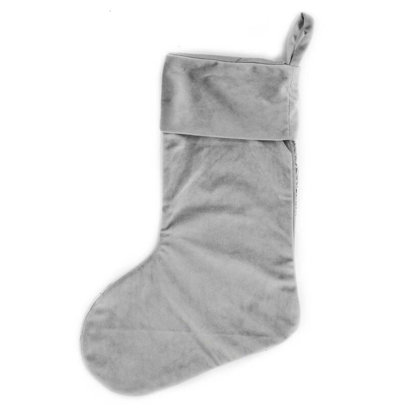 Sparkles Home Luminous Paw Print Rhinestone Stocking