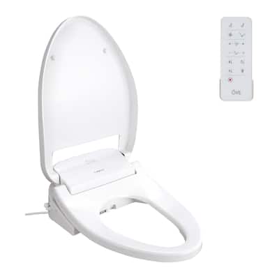 Ove Decors Calero Elongated-Heated Electric Bidet Toilet Seat