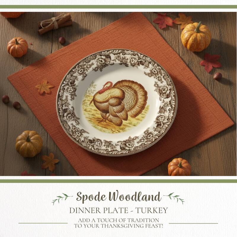 Spode Woodland Dinner Plate - Assorted Animals