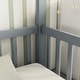 preview thumbnail 6 of 8, Grey Double Twin Size Pine Wood House Floor Bed with Fence, Guardrails, without door for Bedroom