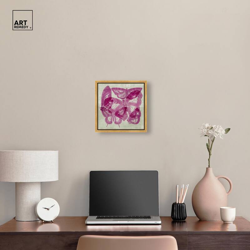 Fluttering Wings Canvas by Art Remedy