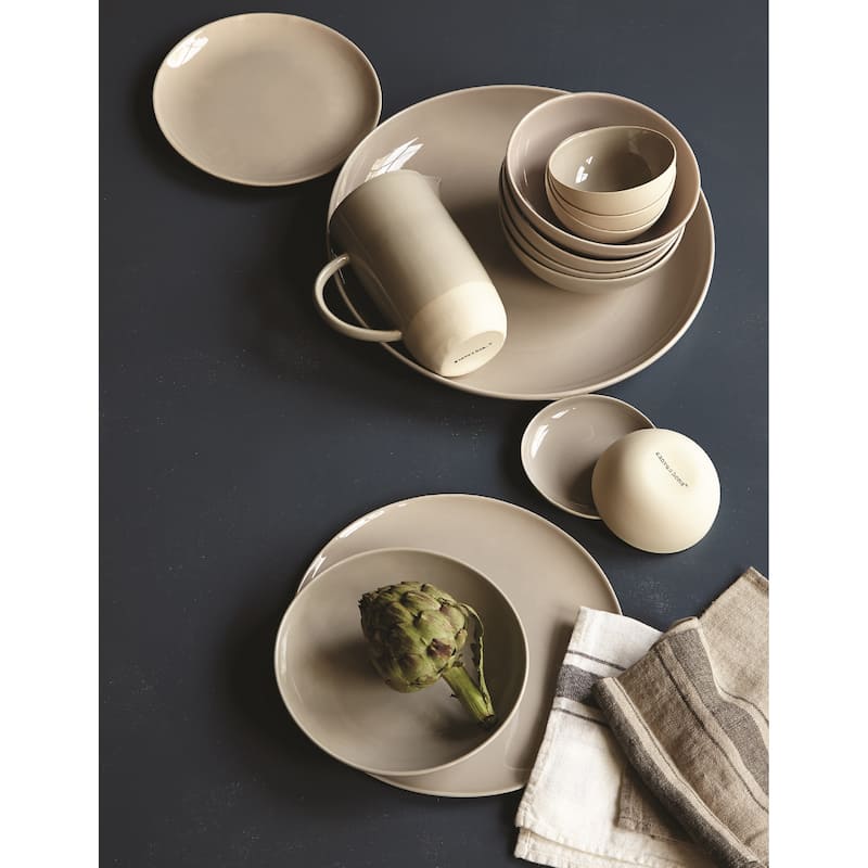 Shell Bisque Collection 16-Piece Dinnerware Set