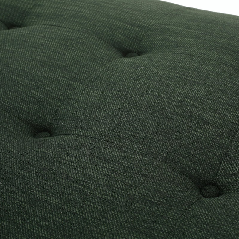 Rustic Upholstered Indoor Chaise Lounge for Living Room, Bedroom, Interior Space