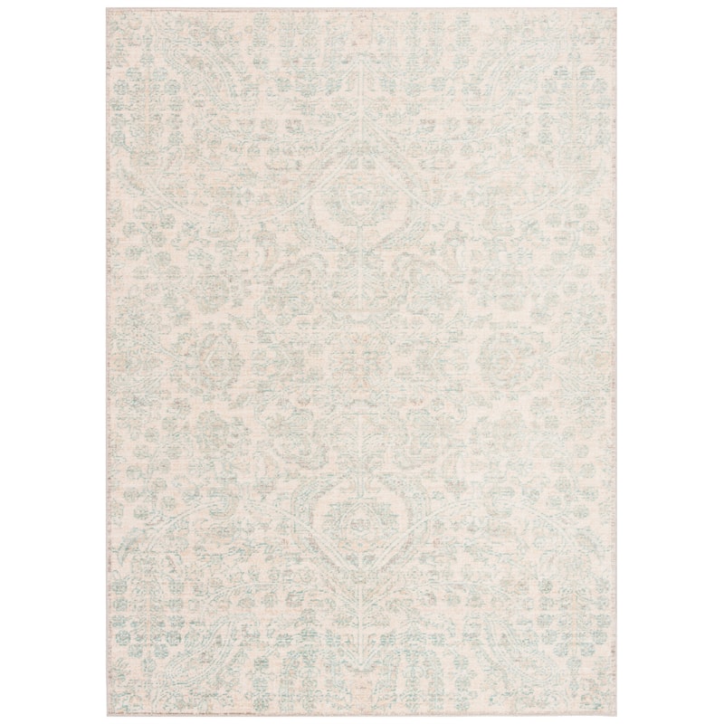SAFAVIEH Windsor Zineta Oriental Rug - 4' x 6' - Cream/Aqua