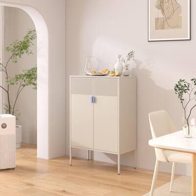 Metal 47" Employee Locker with Adjustable Non-slip Feet