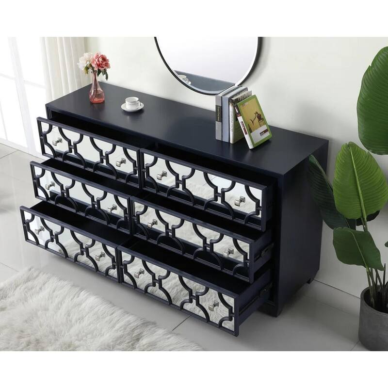 6-Drawer 64" Double Dresser