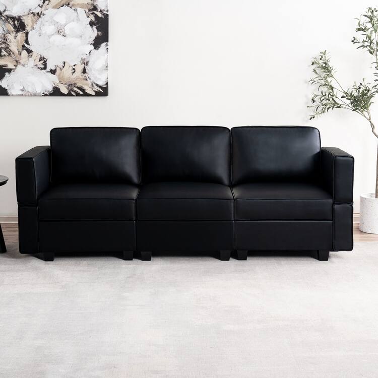 Modular Convertible Sectional Sofa Bed - Reversible Sleeper Couch