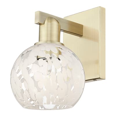Innovations Lighting 716-1W-10-6 White Mouchette Sconce White