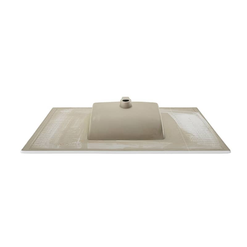48 Ceramic Vanity Sink Top - 48"