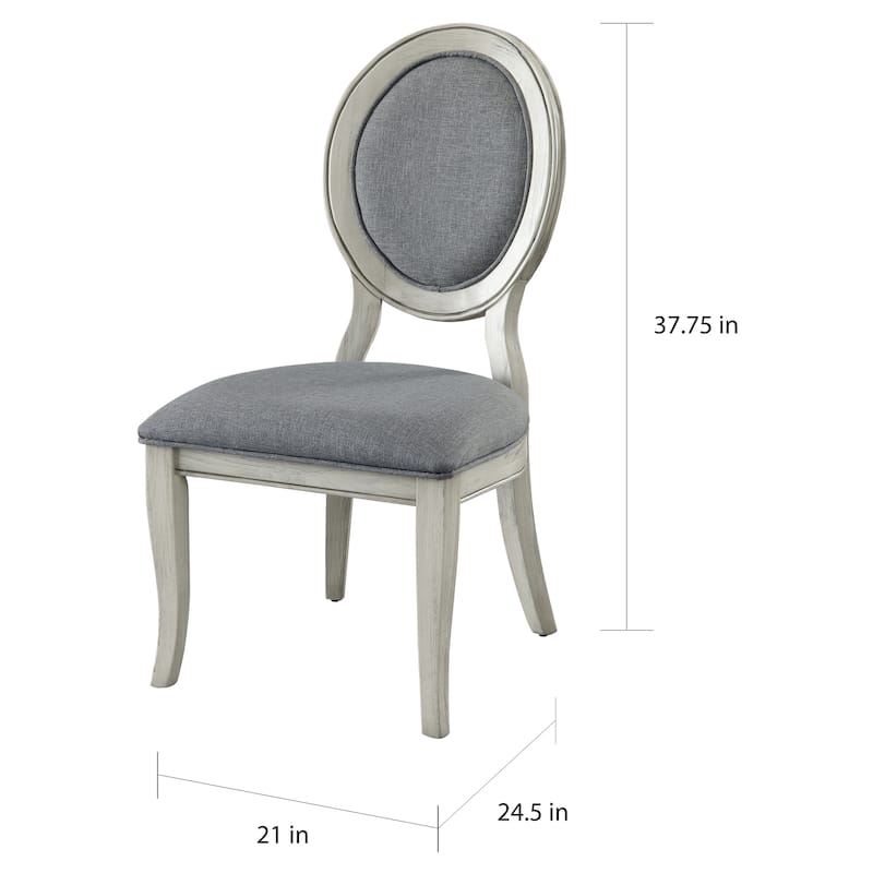 Louland Falls Traditional Wood Padded Dining Chairs by The Gray Barn (Set of 2)