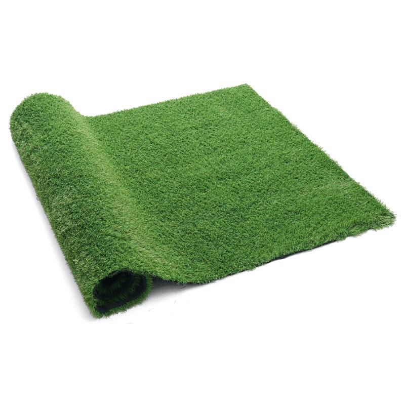 Timechee Luxury Synthetic Artificial Grass Turf Rug and Roll