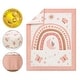 preview thumbnail 2 of 3, The Peanutshell Boho Rainbow 3 Piece Crib Bedding Set for Baby Girls