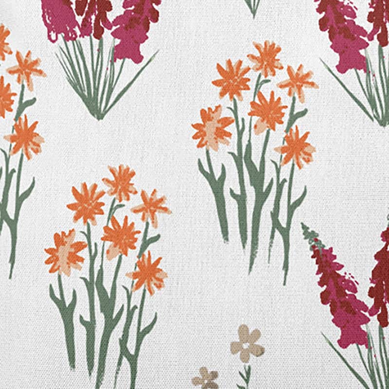 Flower Field Decorative Throw Pillow