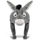 preview thumbnail 1 of 5, DolliBu Donkey Plush Hat - Funny Adults and Kids Hat with Ear Flaps - One Size