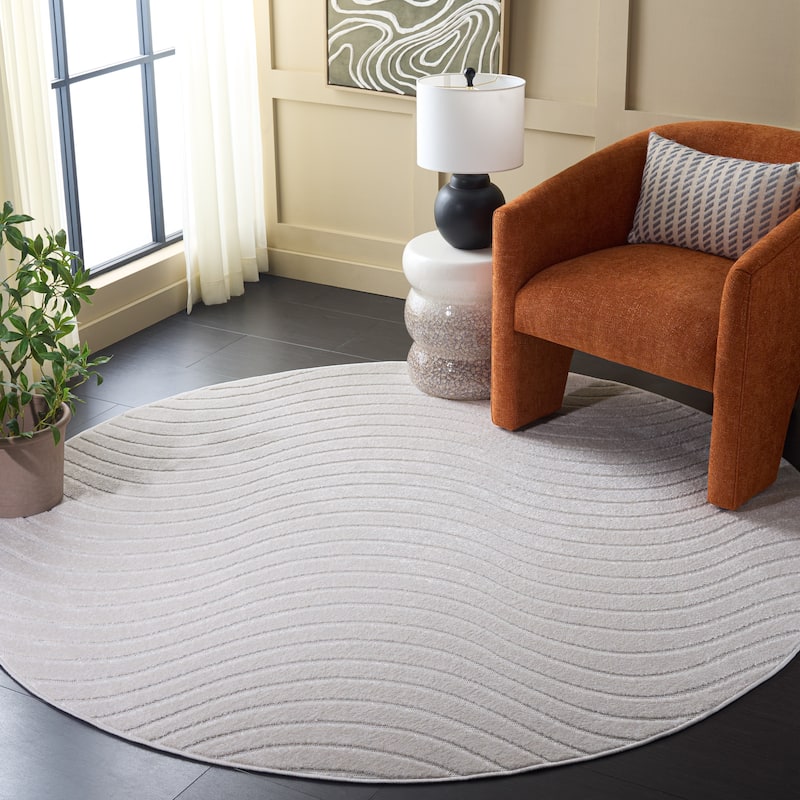 SAFAVIEH Stella John Washable Indoor/Outdoor Rug - Weather Resistant & Easy Cleaning