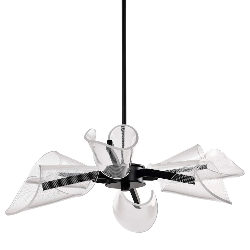 Nuvo Lighting 62/2281 Sedona 28" Wide Chandelier with Shades