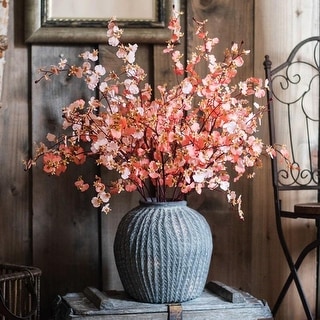 RusticReach Impressionist Oncidium Orchid Stem in Pink 31" Tall