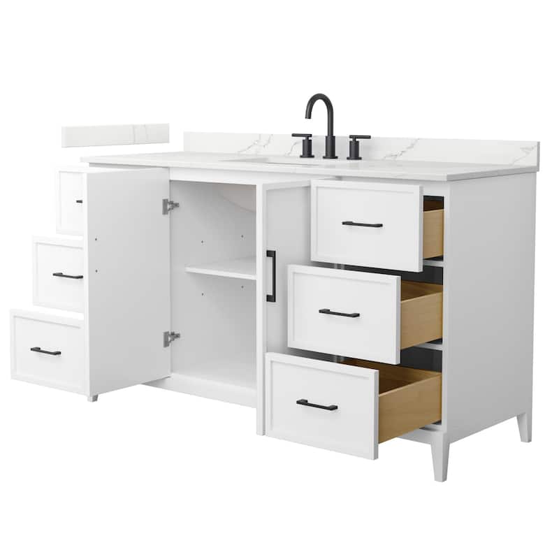 Wyndham Collection WCH717160S-QTZ-US3MXX Elan 60" Free Standing Single