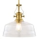preview thumbnail 2 of 8, Vaxcel Lighting P0430 Beloit 12" Wide Pendant