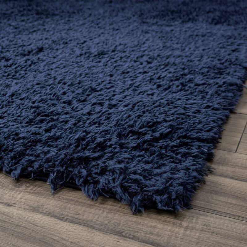 Heartfelt Shag Modern & Contemporary Solid Color Indoor Area Rug