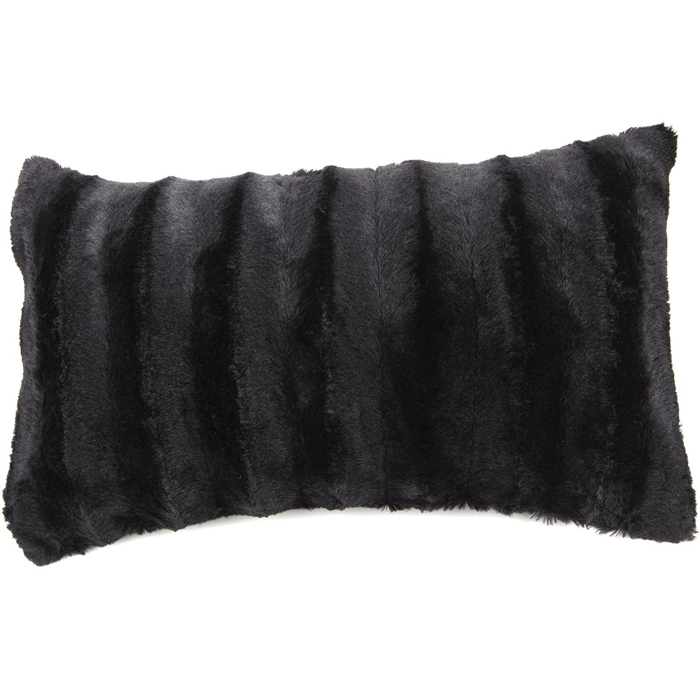fuzzy throw pillows