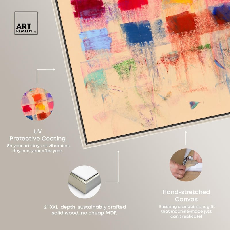 Color Blocks Canvas by Art Remedy