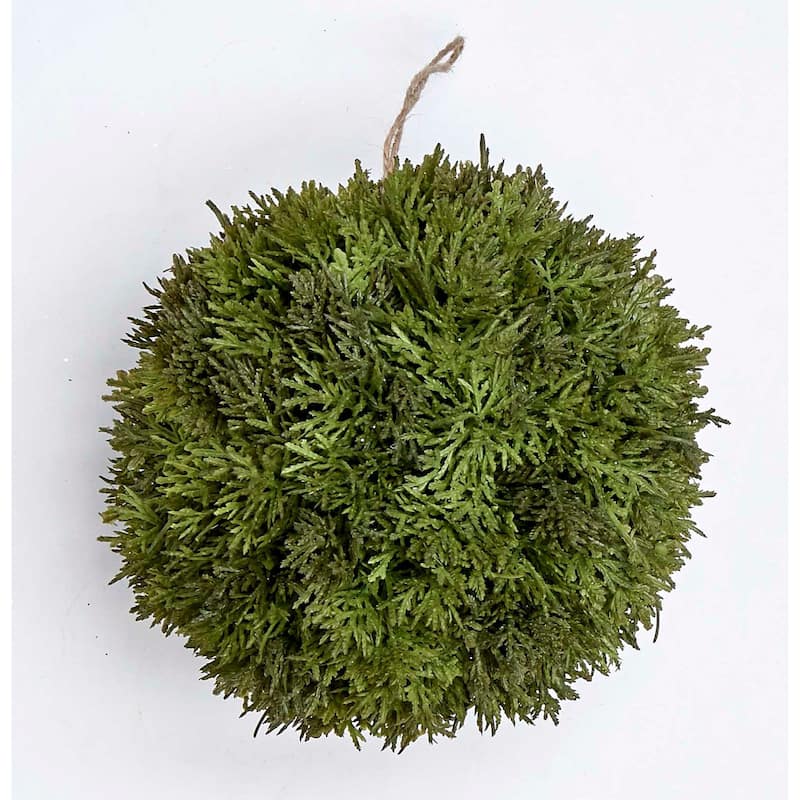 8" Faux Cypress Kissing Ball